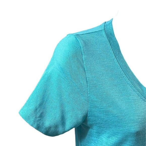 Athleta Teal Short Sleeve Tee - Picture 2 of 14